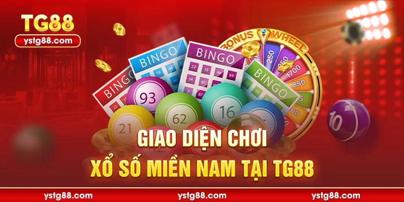 Xổ số miền nam là gì? Hướng dẫn chơi chi tiết tại TG88 3 Giao diện chơi xổ số miền nam tại TG88